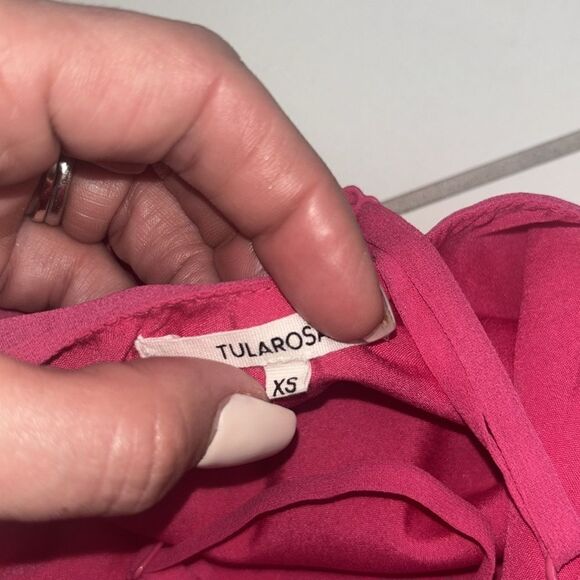 TULAROSA Revolve Camilla Maxi Dress in Pink Yarrow Sz XS NWOT - Picture 10 of 11